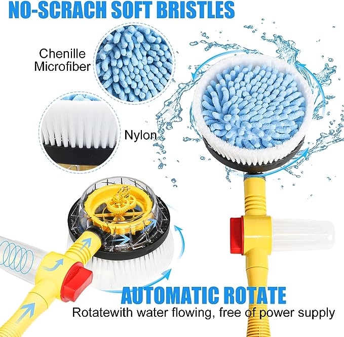 Portable Car Wash Brush Kit