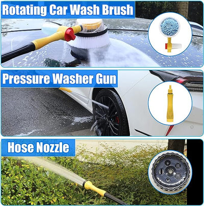 Portable Car Wash Brush Kit