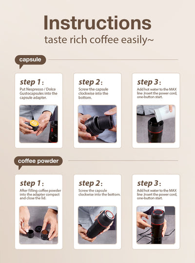 Portable Espresso Coffee Machine