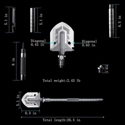 Outdoor Multi-Purpose Shovel