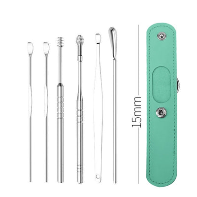 6 Pcs Ear Pick Earwax Removal Kit