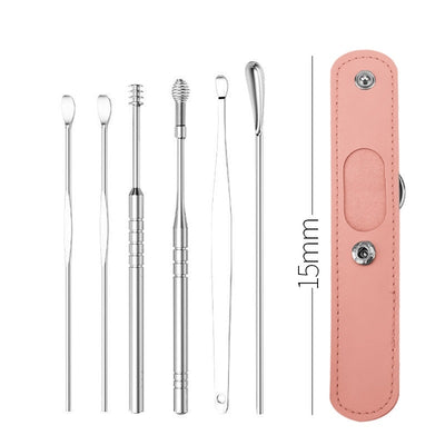 6 Pcs Ear Pick Earwax Removal Kit