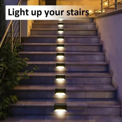 Led Solar Staircase Outdoor Wall Light