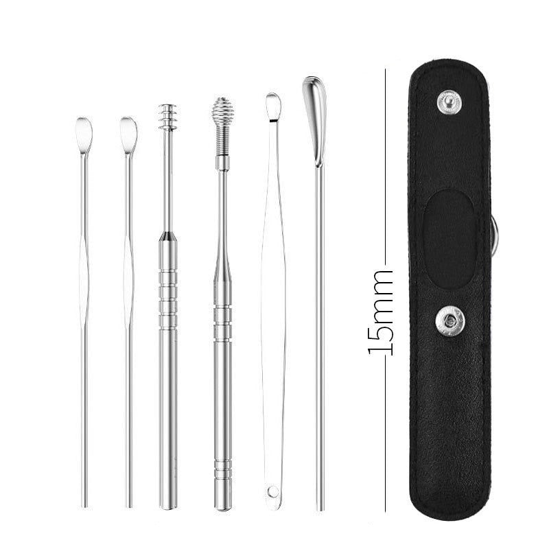 6 Pcs Ear Pick Earwax Removal Kit