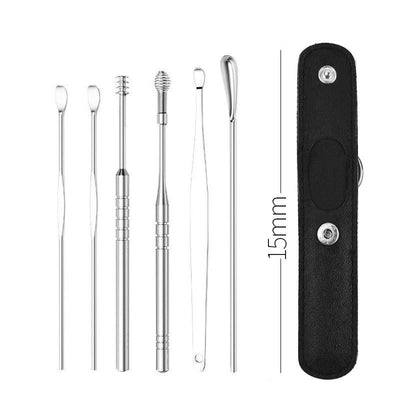 6 Pcs Ear Pick Earwax Removal Kit