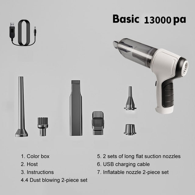 3in1 Handheld High Power Vacuum Cleaner