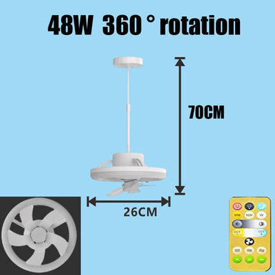 Powerful 360 ° LED Ceiling Fan