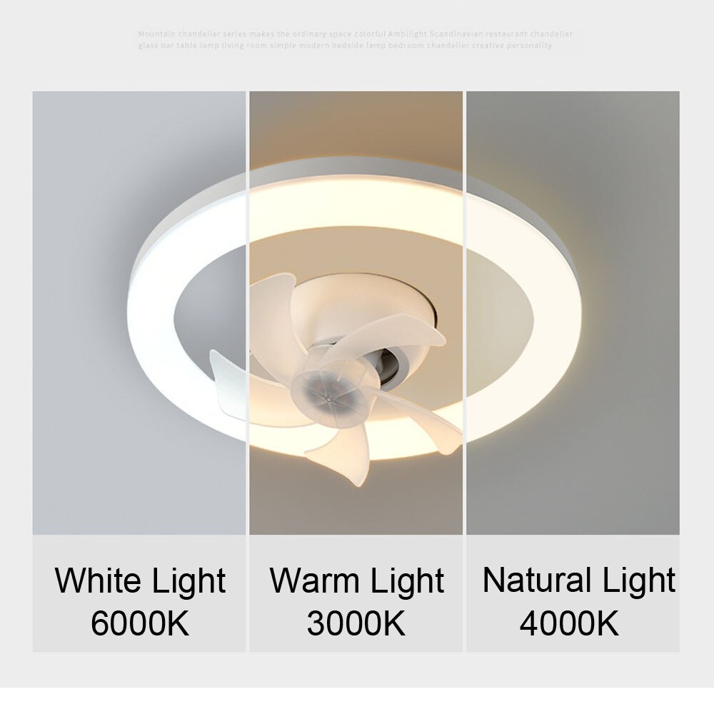 Powerful 360 ° LED Ceiling Fan