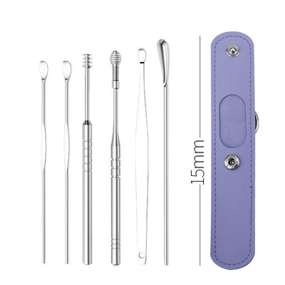 6 Pcs Ear Pick Earwax Removal Kit