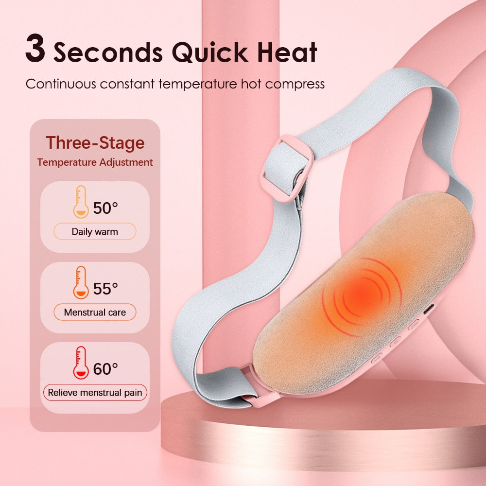 Heat&Massage - Period Cramps Pain Relief