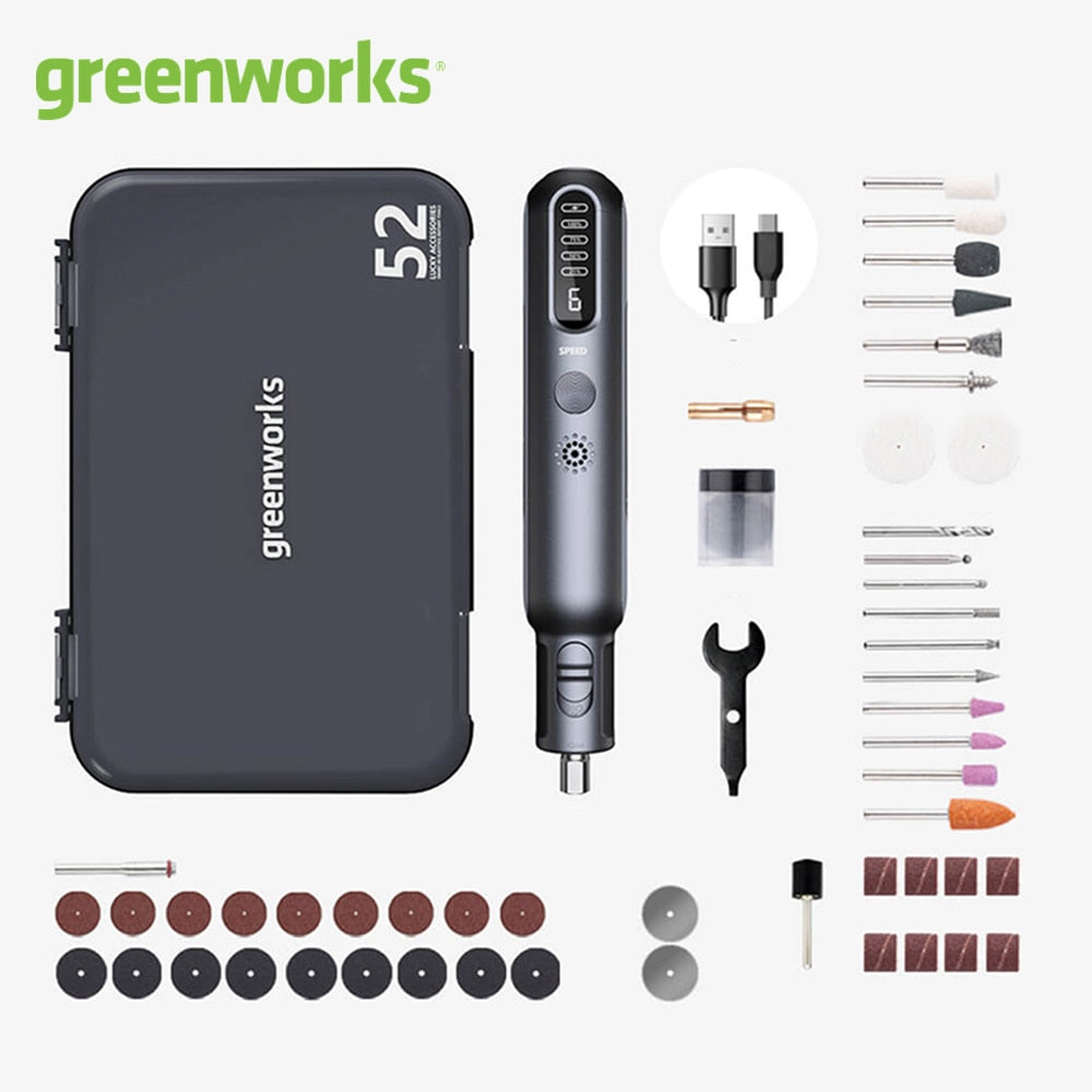 Electric Grinding Pen - 52pcs Kit