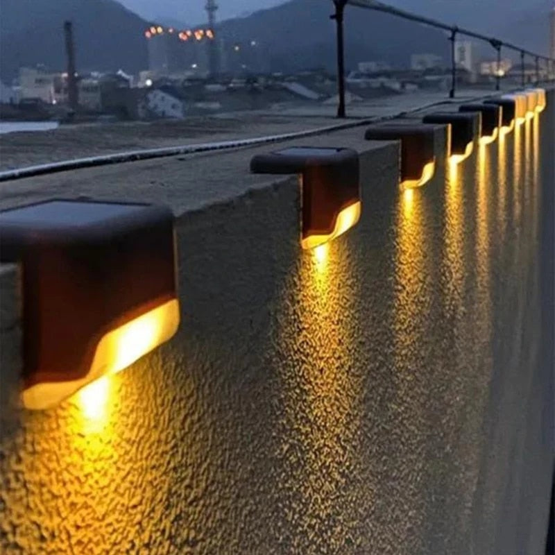 Led Solar Staircase Outdoor Wall Light