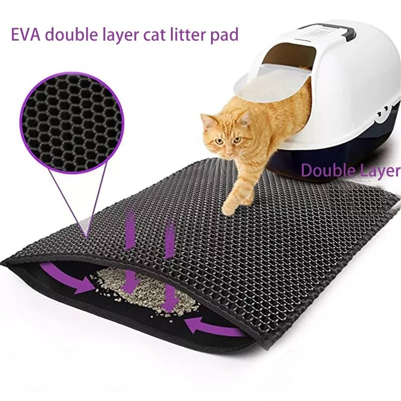 Waterproof Double Layer Cat Litter Mat